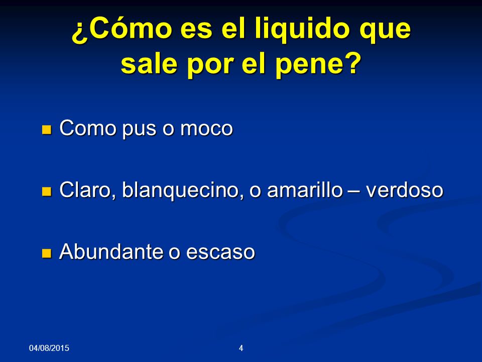 moco del pene